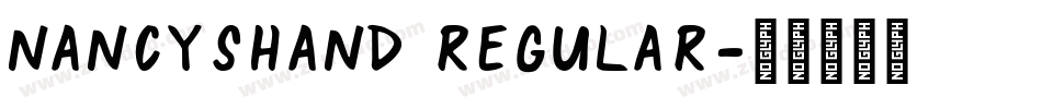 NancysHand Regular字体转换